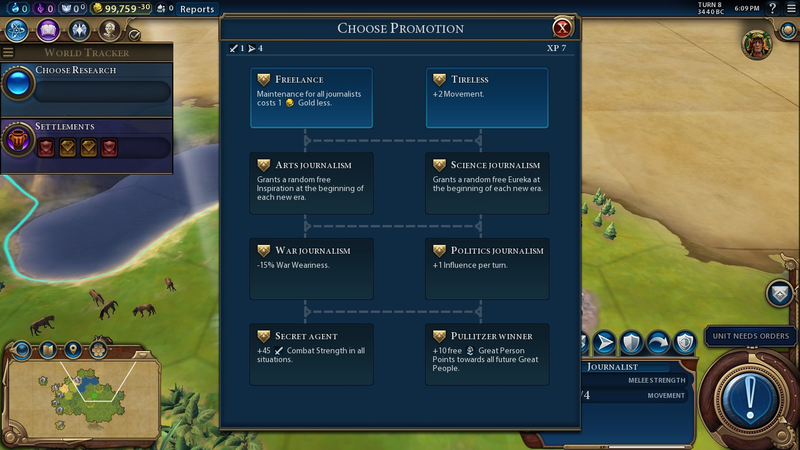 Illustration for article titled Civilization VIĀ Mod Introduces "Journalist" UnitĀ